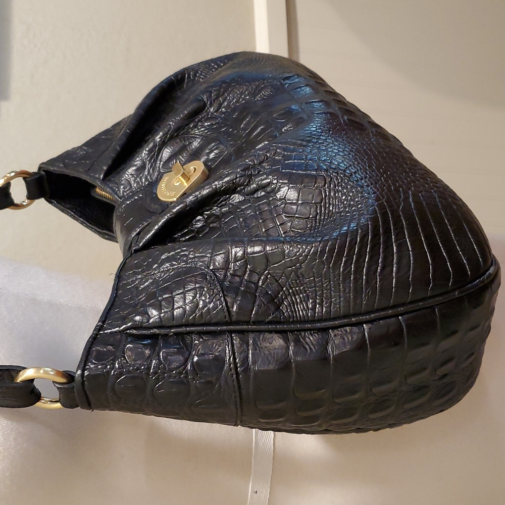 Brahmin Melbourne Croc Shoulder Bag - Picture 4 of 15